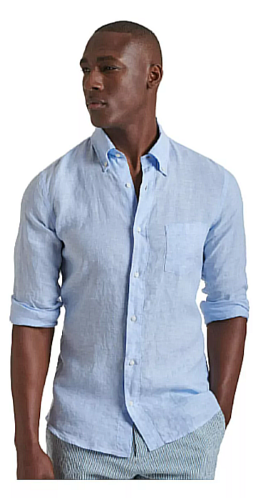 Camisa Lino Entallada Slim Fit