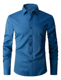 Camisa Seda Slim Fit Sin Bolsillo Entallada