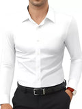 Camisa Seda Slim Fit Sin Bolsillo Entallada