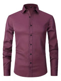 Camisa Seda Slim Fit Sin Bolsillo Entallada