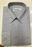 Camisa Hombre Gris Corte Clasico