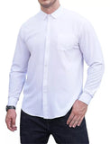 Camisa Hombre Blanca Clasica