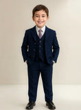 Traje Niño Completo Con Chaleco Camisa Y Corbata Vestir