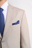 Traje Ambo Beige Hombre Exclusivo Talle Especial