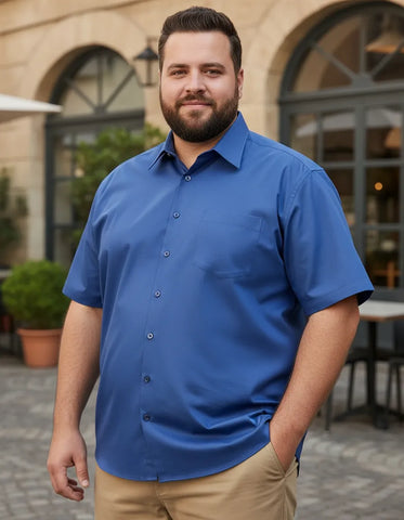 Camisa Manga Corta Talle Especial Colores Ver Guia Talles