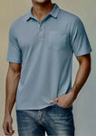 Remera Con Bolsillo Jersey Manga Corta. Ver Medidas En Guia
