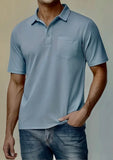 Remera Con Bolsillo Jersey Manga Corta. Ver Medidas En Guia