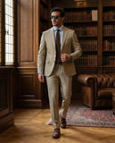 Traje Semi Entallado Beige