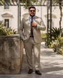 Traje Beige Talle Especial