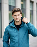 Campera Bomber Liviana Con Capucha Desmontable Entallada