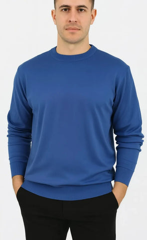 Buzo Tejido Fino Cuello Base