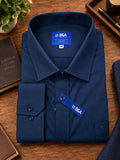 Camisa B&A Talle Especial Manga Larga Lisa Y Fantasia 46-54