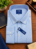 Camisa B&A Talle Especial Manga Larga Lisa Y Fantasia 46-54