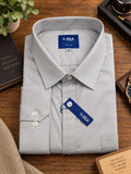 Camisa B&A Talle Especial Manga Larga Lisa Y Fantasia 46-54