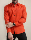 Camisa Slim Fit Entallada Lisa