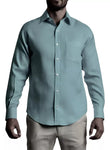 Camisa entallada lisa Slim Fit