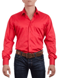 Camisa roja manga larga