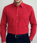 Camisa roja manga larga
