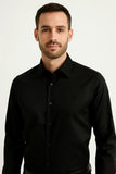 Camisa Seda Slim Fit Sin Bolsillo Entallada
