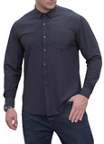 Camisa entallada lisa Slim Fit