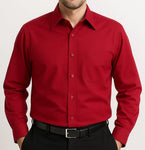 Camisa roja manga larga