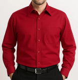 Camisa roja manga larga