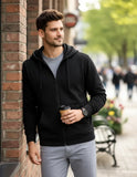 Campera Deportiva Liviana Sin Frisa Con Capucha