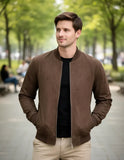 Campera Bomber Gamuza Hombre