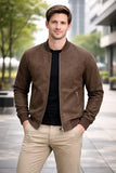 Campera Bomber Gamuza Hombre