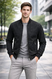 Campera Bomber Gamuza Hombre
