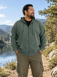 Campera Polar Acanalado Talle Especial