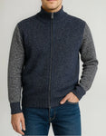 Campera Tejida Combinada Blue Star
