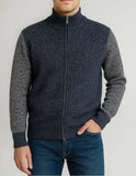 Campera Tejida Combinada Blue Star