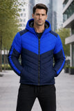 Campera Combinada Entallada Con Capucha Desmontable