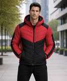 Campera Combinada Entallada Con Capucha Desmontable