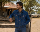 Campera Jean Wrangler Hombre Clasica Denim
