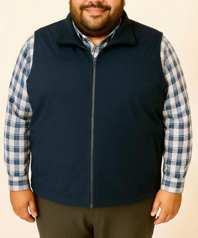 Chaleco Reversible Nylon Y Polar Talle Especial