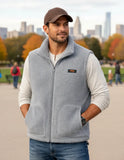 Chaleco Sherpa Peluche Estilo Casual Para Hombre