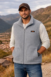 Chaleco Sherpa Peluche Estilo Casual Para Hombre