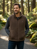 Chaleco Sherpa Peluche Estilo Casual Para Hombre