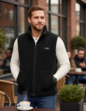 Chaleco Sherpa Peluche Estilo Casual Para Hombre