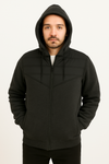 Campera Nylon Combinada Felpa