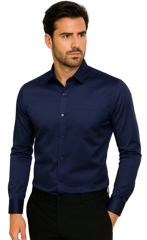 Camisa en seda entallada