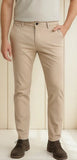 Pantalon Gabardina Algodon Y Elastano Sin Pinzas Basefield