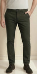 Pantalon Gabardina Algodon Y Elastano Sin Pinzas Basefield