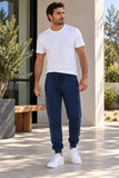 Pantalon Deportivo Sin Frisa Con Puño Sky & Sea