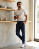 Pantalon Deportivo Sin Frisa Con Puño Sky & Sea