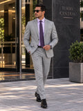 Traje Semi Entallado Gris