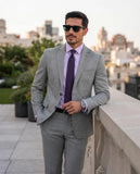 Traje Semi Entallado Gris