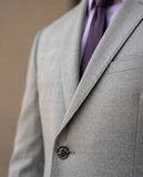 Traje Semi Entallado Gris